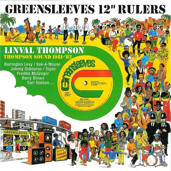 Cover image for Thompson Sound 1981-’82 (Greensleeves 12" Rulers)