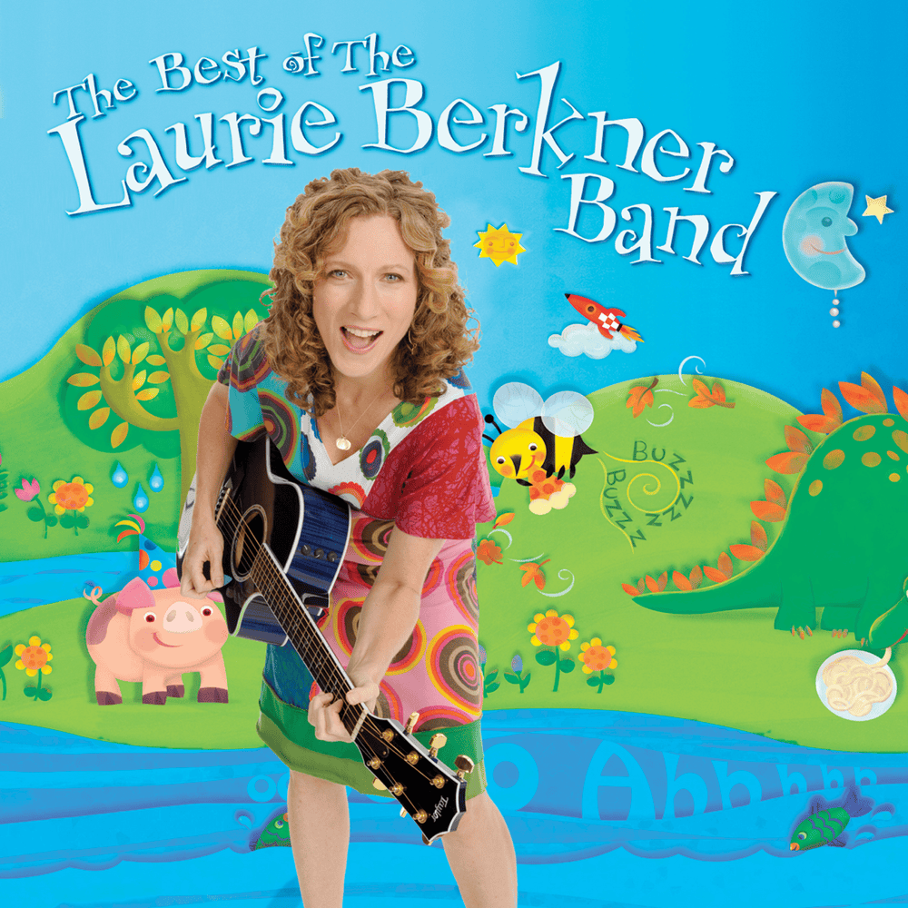 Album cover art for "We Are the Dinosaurs" by The Laurie Berkner Band