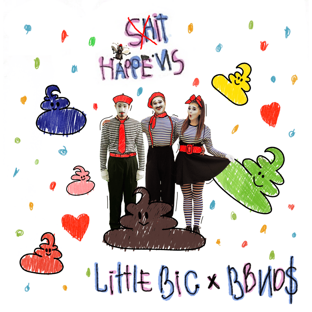 Album cover art for "It Happens" by Little Big & bbno$
