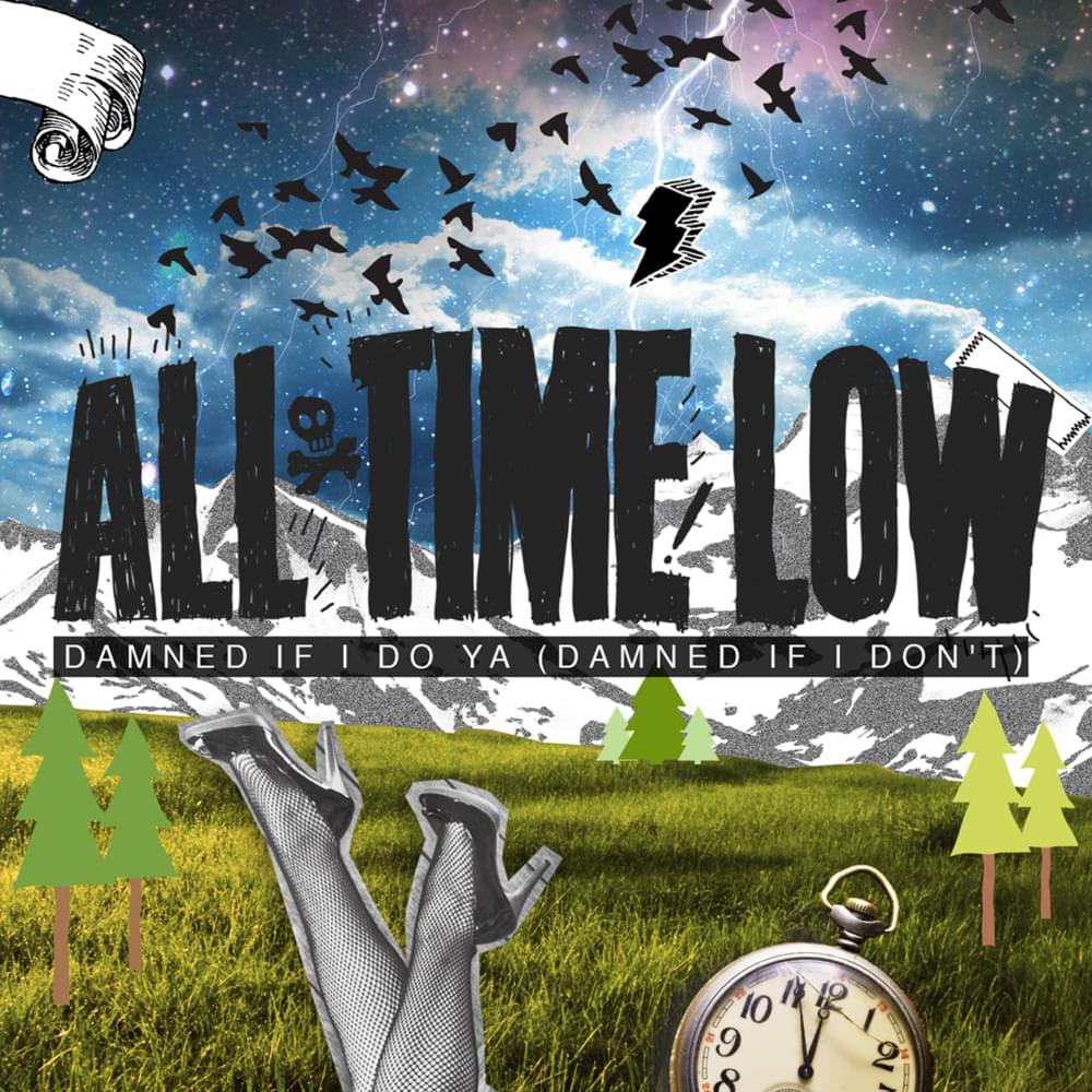 Album cover art for "Damned If I Do Ya (Damned If I Don’t)" by All Time Low
