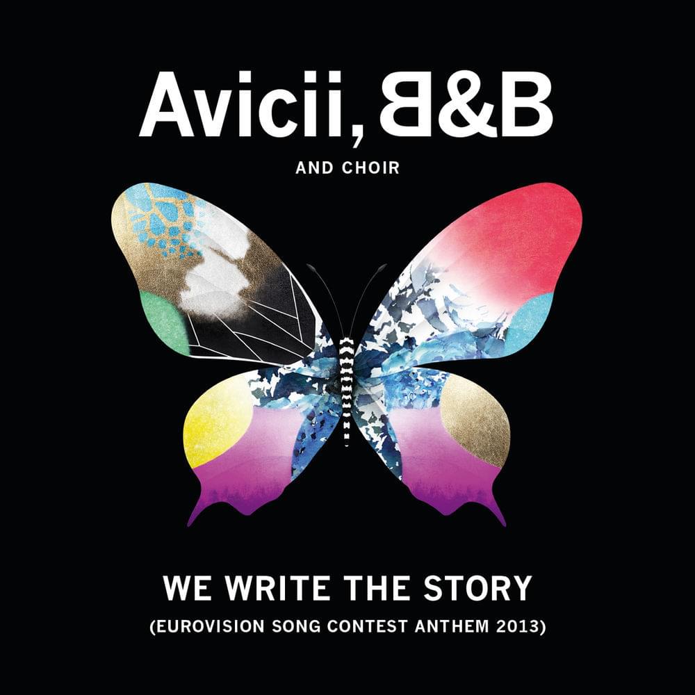 Album cover art for "We Write the Story" by Avicii