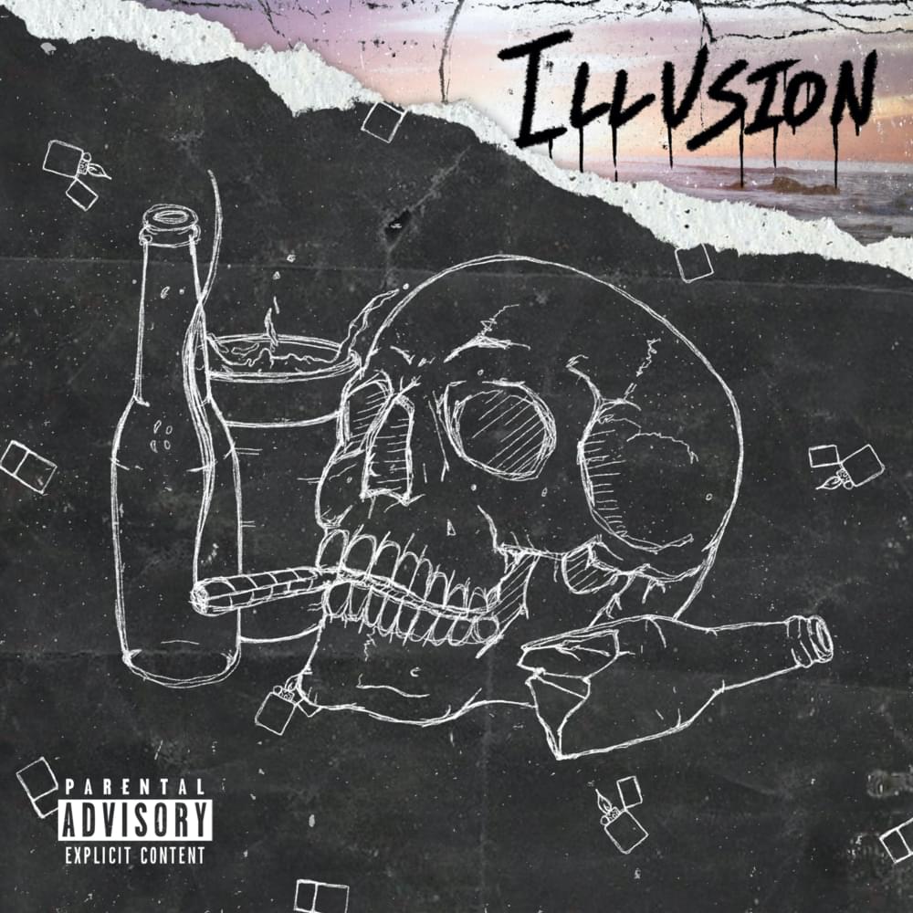 Album cover art for "Illusion" by Yung Pinch
