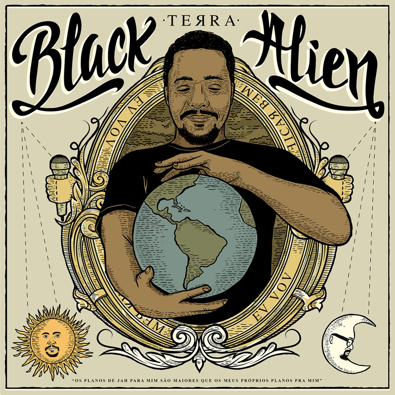 Album cover art for "Terra" by Black Alien