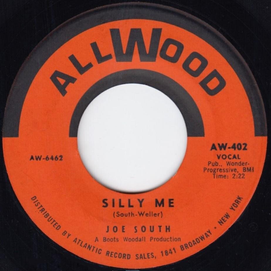 Album cover art for "Silly Me" by Joe South