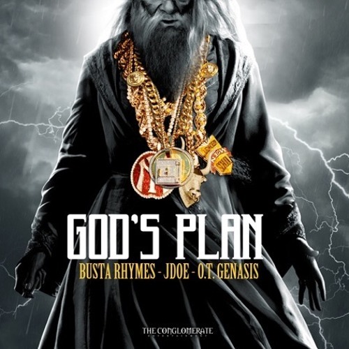 Album cover art for "God’s Plan" by Busta Rhymes & O.T. Genasis & J-Doe
