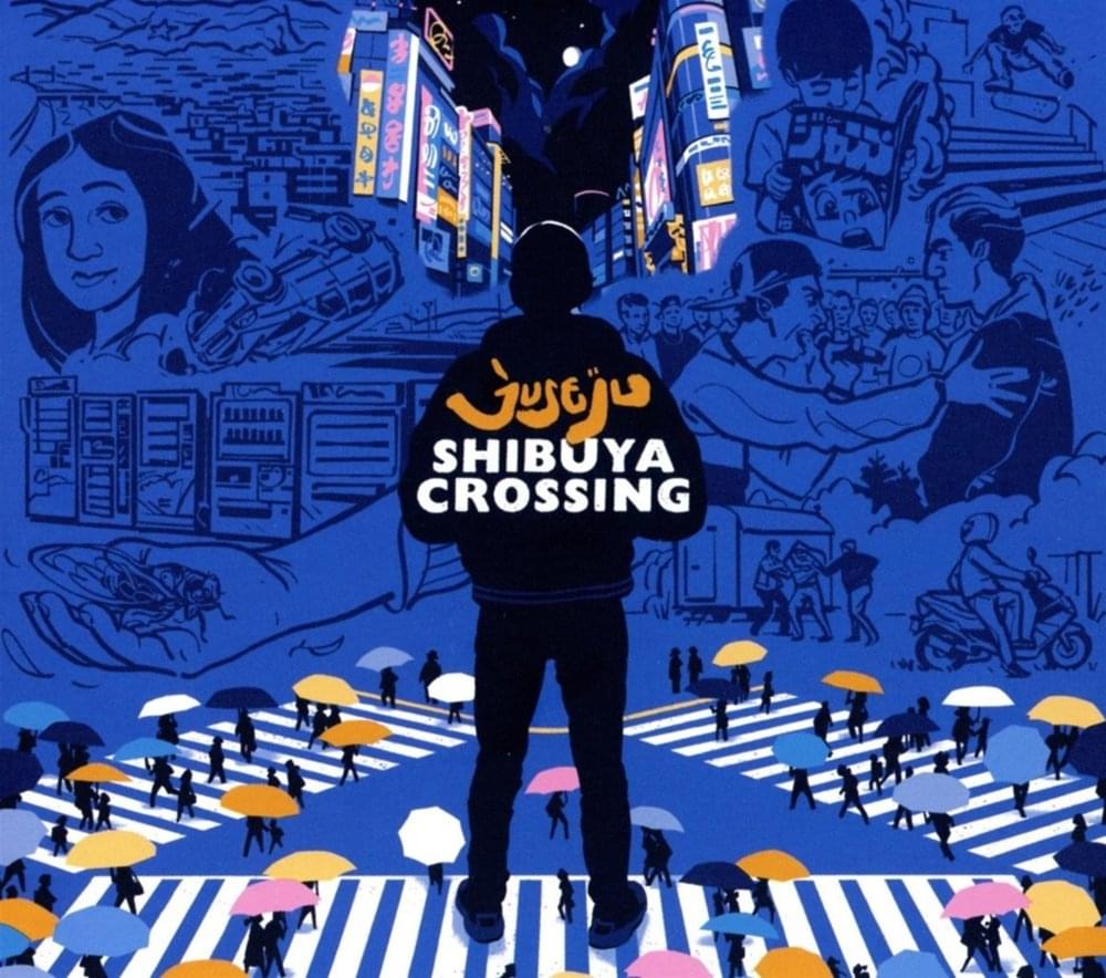 Album cover art for "Shibuya Crossing" by Juse Ju