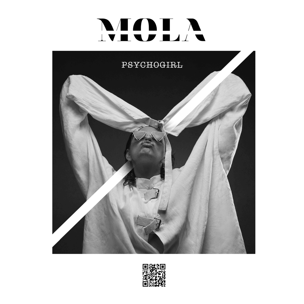 Album cover art for "Psychogirl" by MOLA