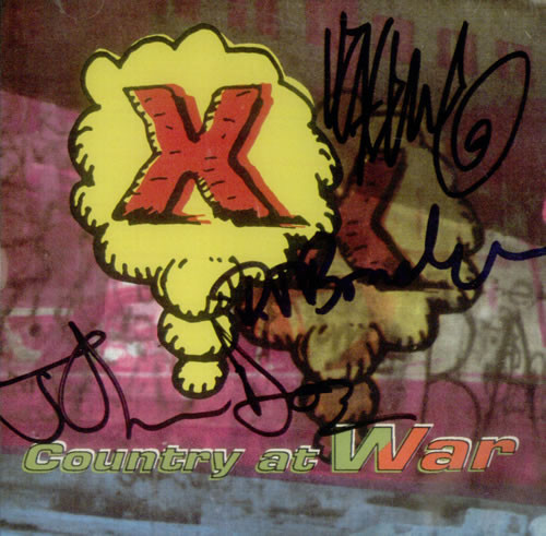 Album cover art for "Country at War" by X