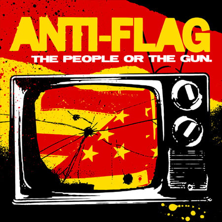 Album cover art for "When All the Lights Go Out" by Anti-Flag