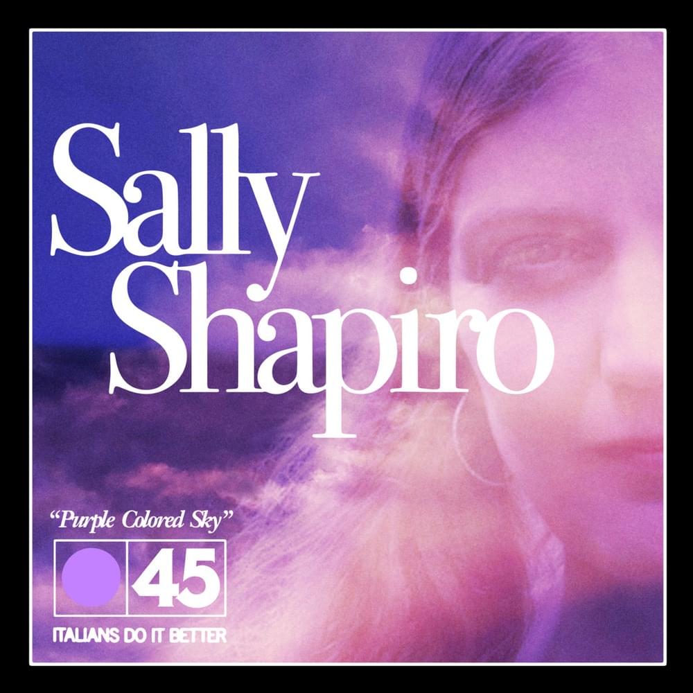 Album cover art for "Purple Colored Sky" by Sally Shapiro