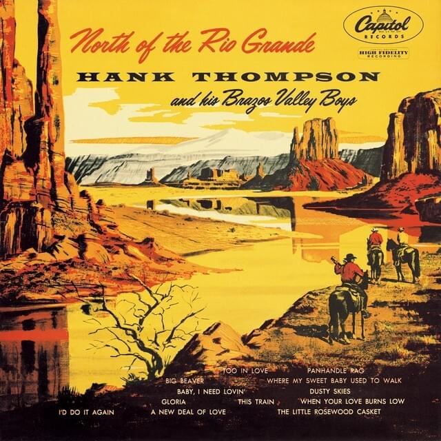 Album cover art for "I’d Do It Again" by Hank Thompson