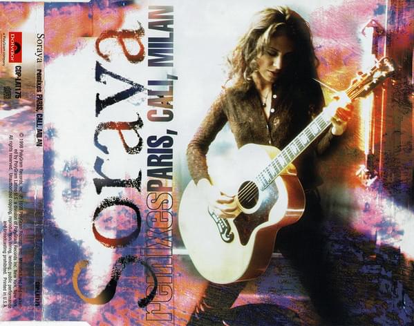 Album cover art for "Paris, Cali, Milán (Versión Español)" by Soraya Lamilla Cuevas