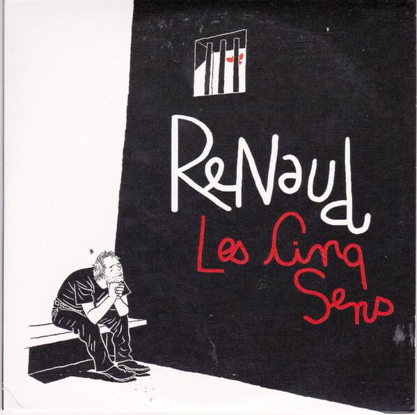 Album cover art for "Les cinq sens" by Renaud