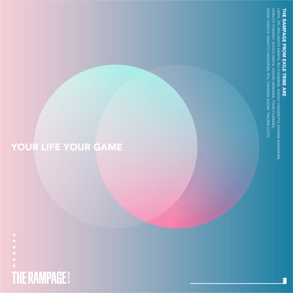 Album cover art for "YOUR LIFE YOUR GAME" by THE RAMPAGE from EXILE TRIBE