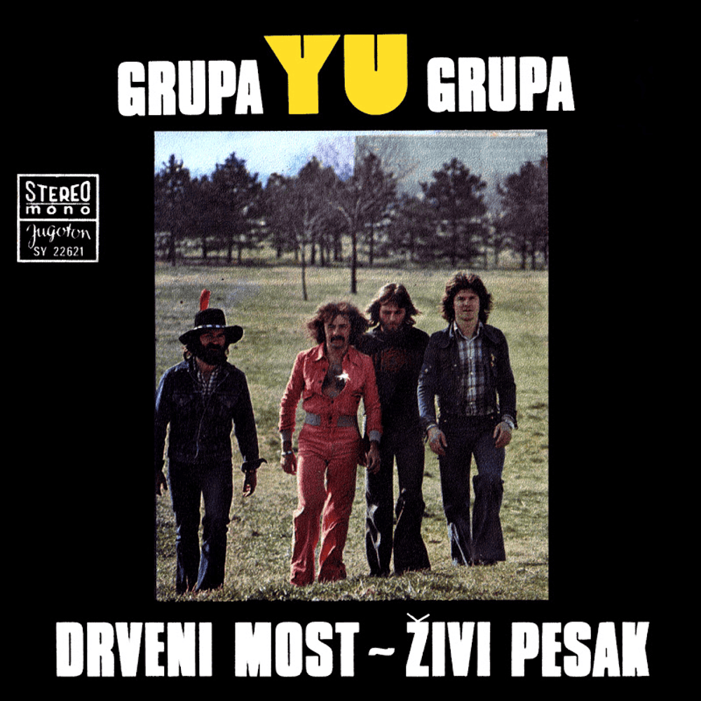 Album cover art for "Živi pesak" by YU Grupa