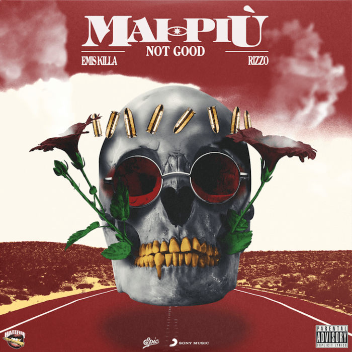 Album cover art for "Mai Più" by Not Good & Emis Killa & Rizzo