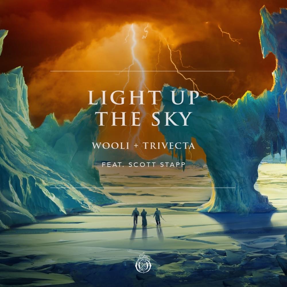 Album cover art for "Light Up The Sky" by Wooli & Scott Stapp