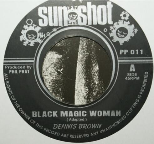 Album cover art for "Black Magic Woman" by Dennis Brown