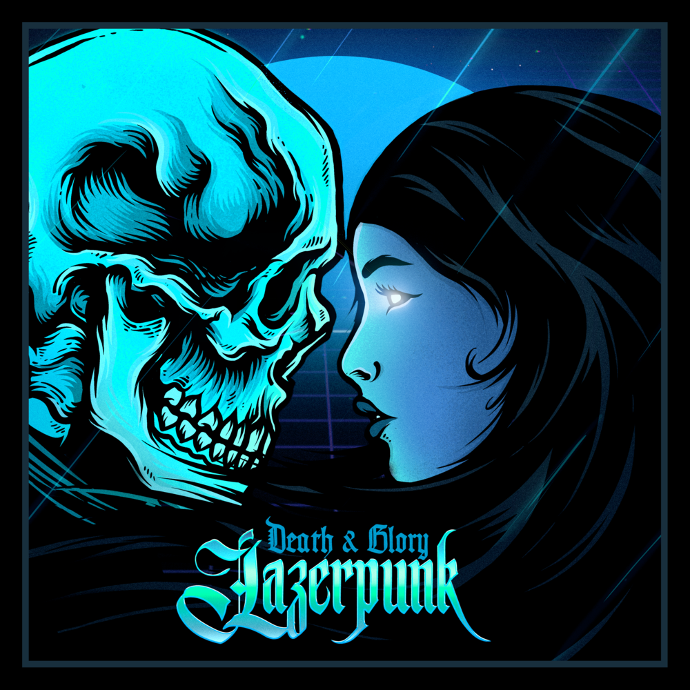 Album cover art for "Black Lambo" by LAZERPUNK