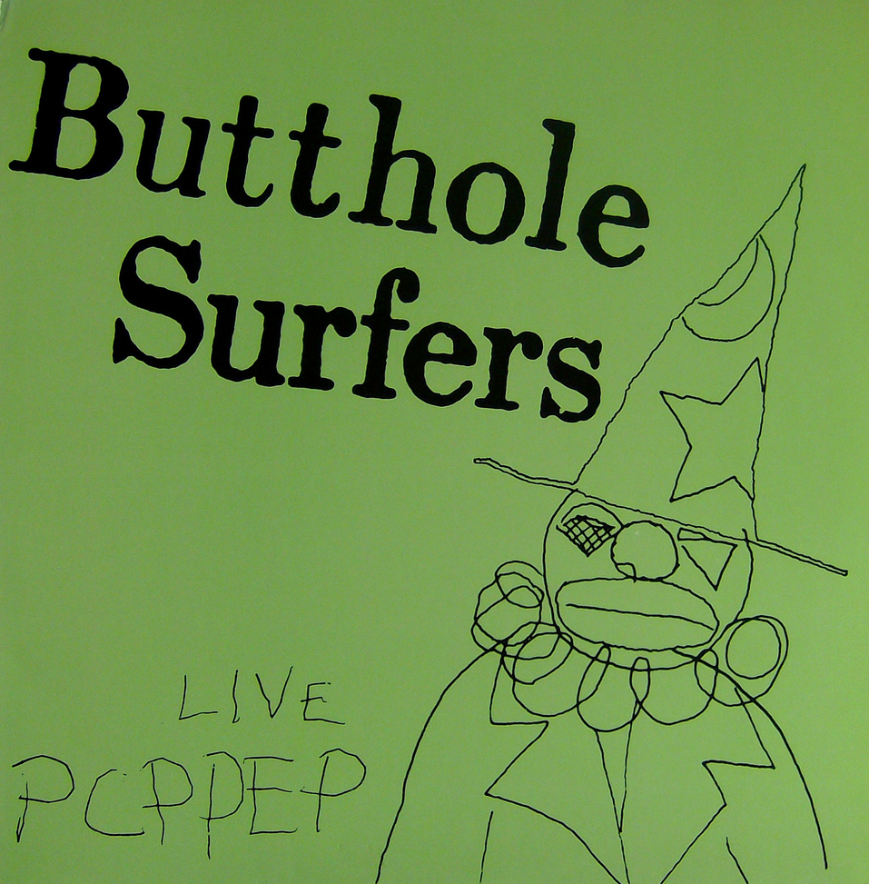 Album cover art for "Something (Live)" by Butthole Surfers