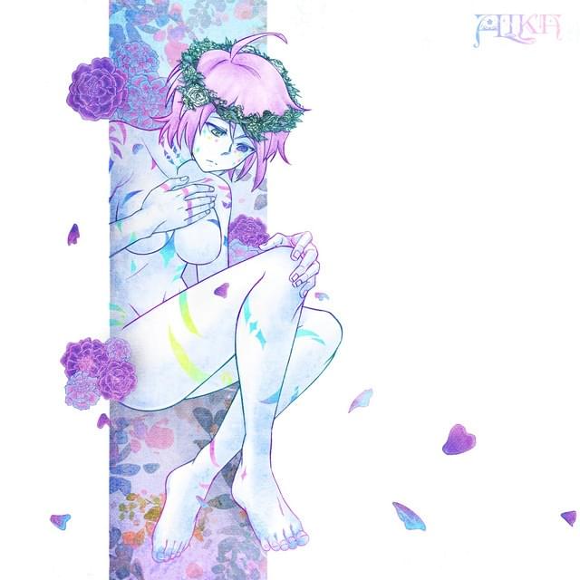 Album cover art for "Crown of Thistles" by Aika (EDM) & GlitchDroid