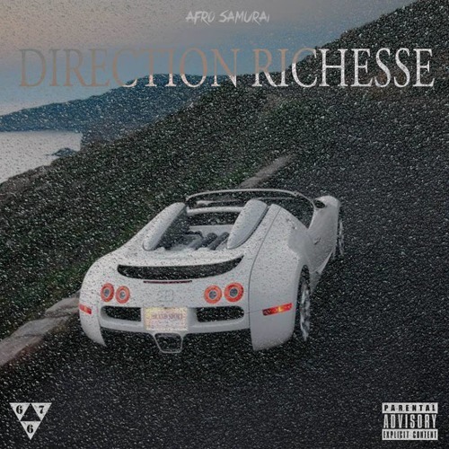 Album cover art for "Direction richesse" by Afro S