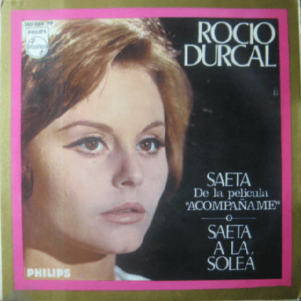 Album cover art for "Saeta" by Rocío Dúrcal