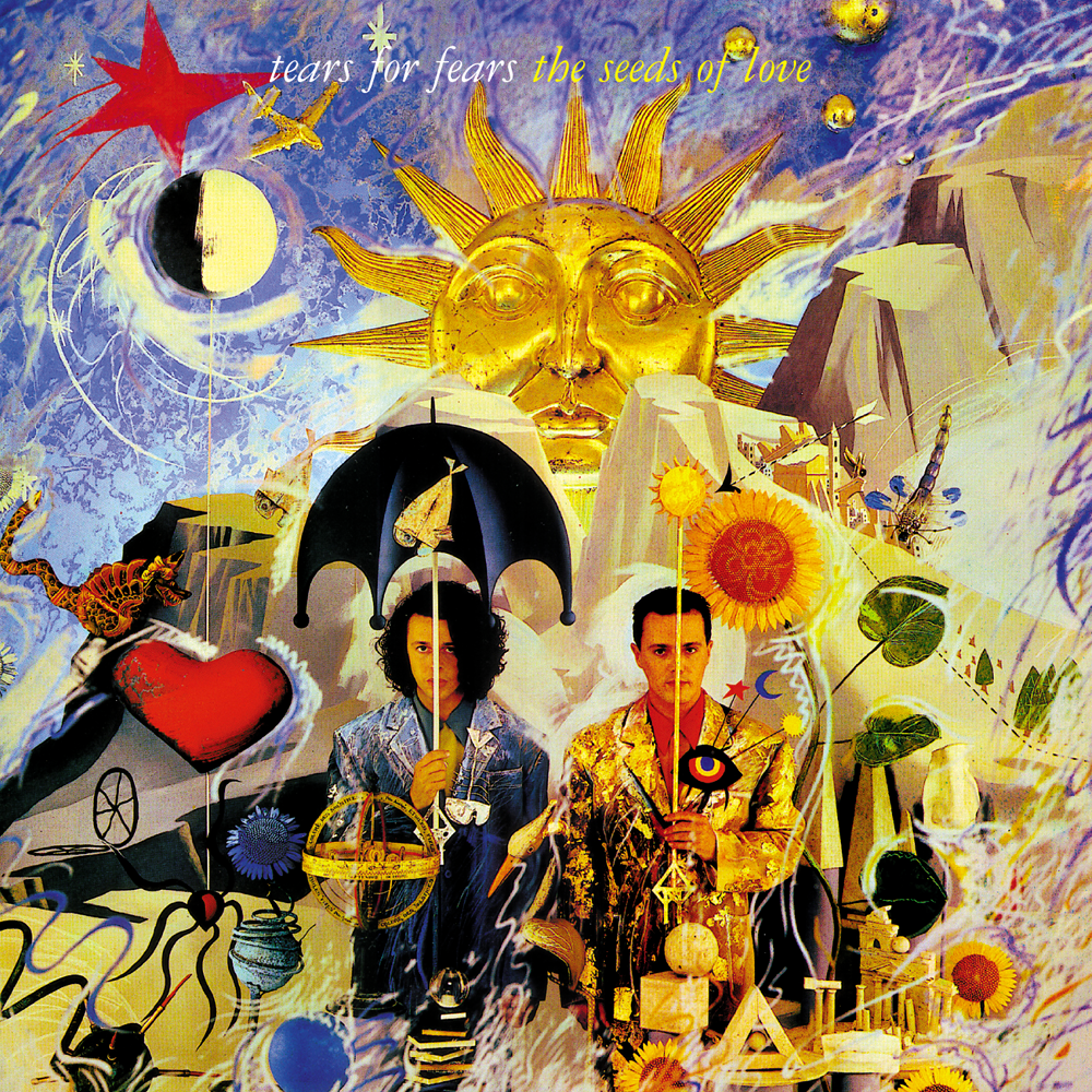 Album cover art for "Tears Roll Down" by Tears for Fears