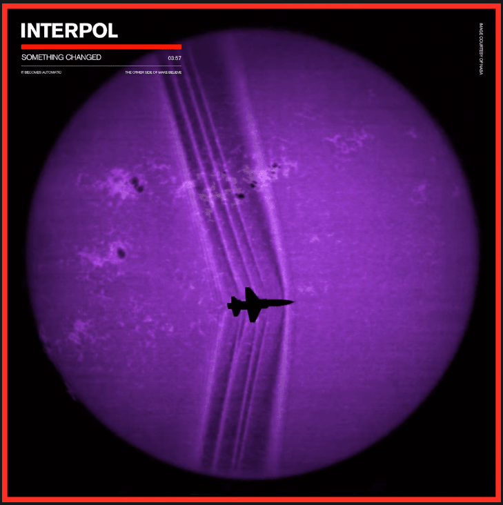 Album cover art for "Something Changed" by Interpol