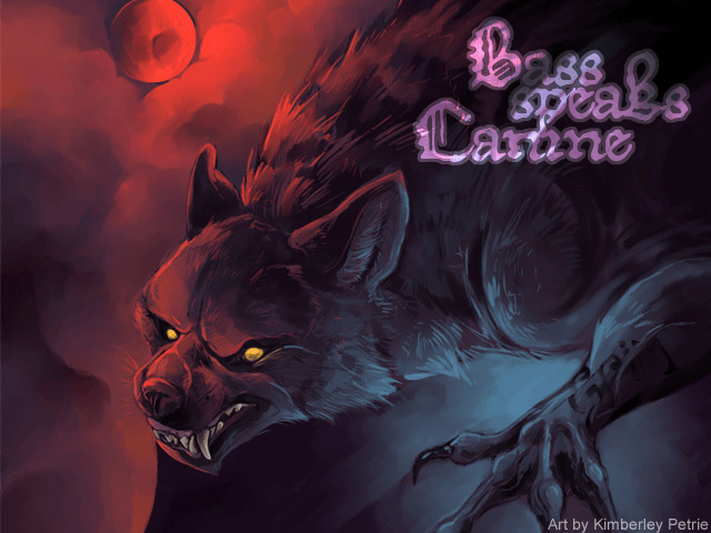 Album cover art for "Bass Speaks Canine" by Sonitus Vir