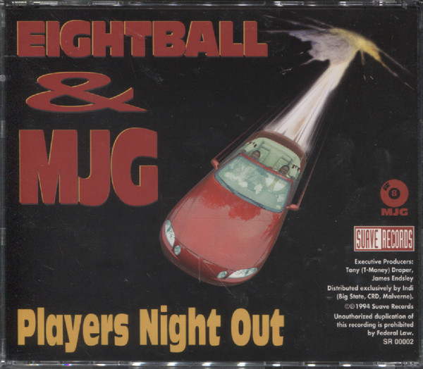 Album cover art for "Playerz Night Out" by 8Ball & MJG
