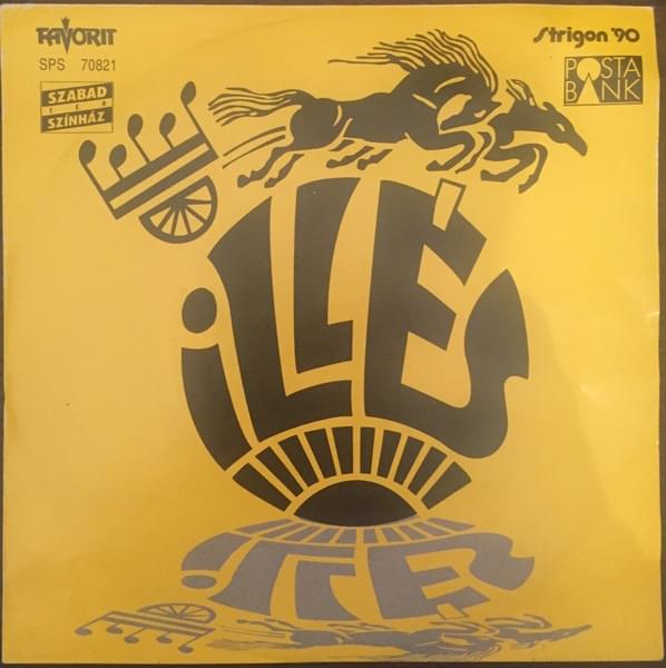 Album cover art for "Kenyér és vér" by Illés együttes