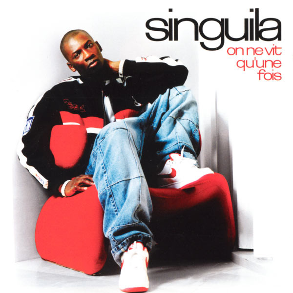 Album cover art for "En bas de ma fenêtre" by Singuila & Jacky
