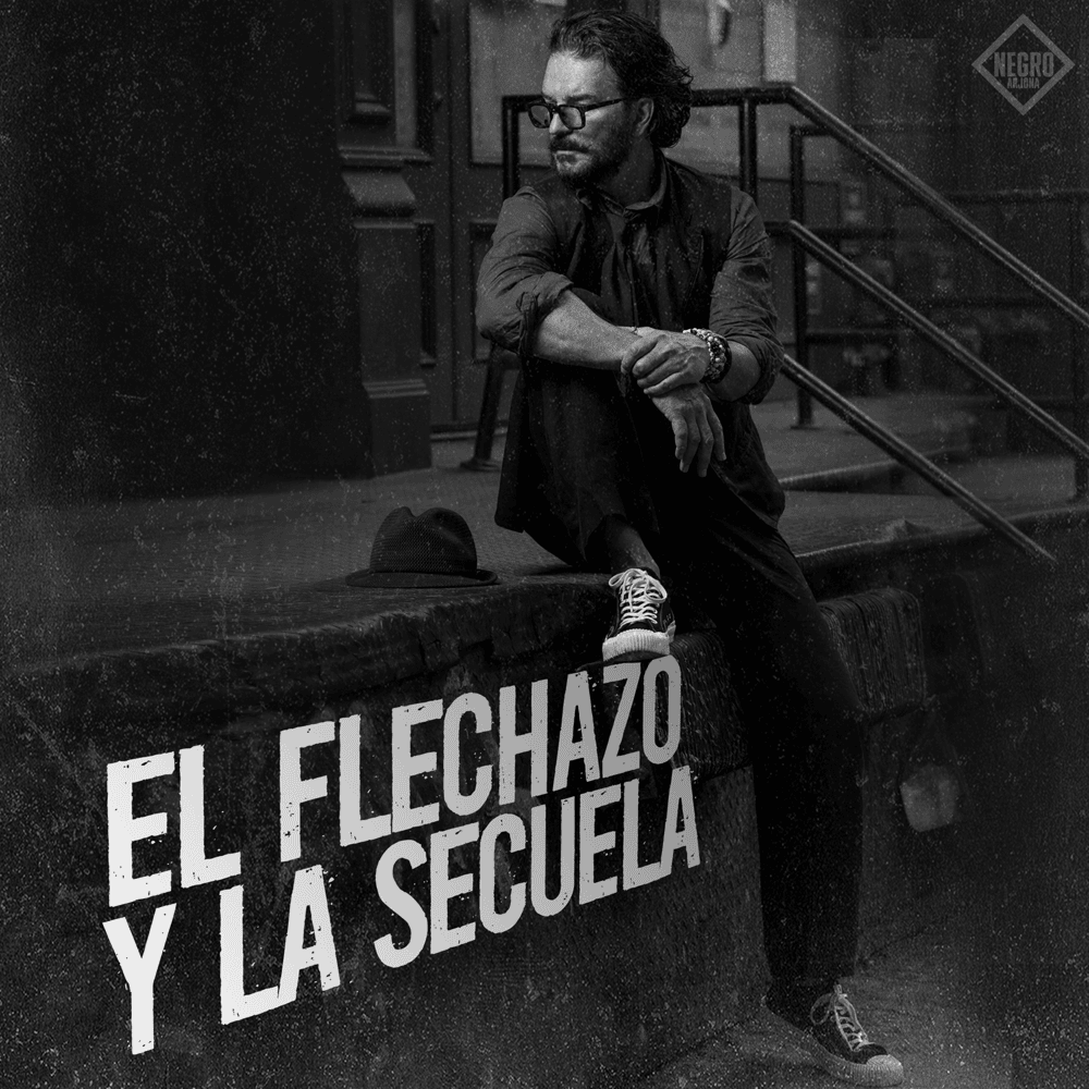 Album cover art for "El Flechazo y la Secuela" by Ricardo Arjona