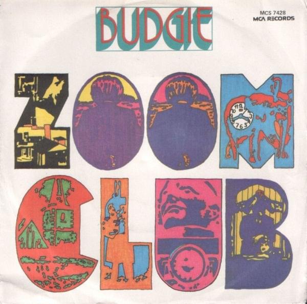 Album cover art for "Zoom Club" by Budgie