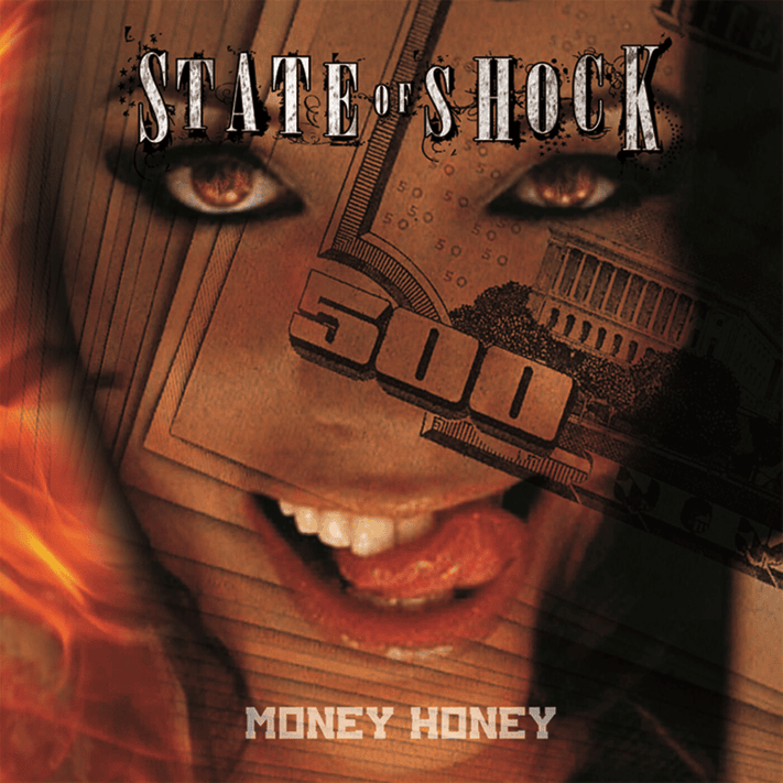 Album cover art for "Money Honey" by State of Shock
