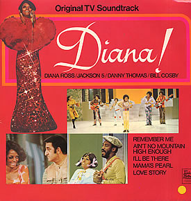 Album cover art for "Love Story" by Diana Ross & Bill Cosby