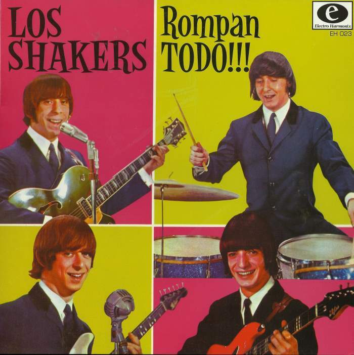 Album cover art for "Rompan Todo (Break It All)" by Los Shakers