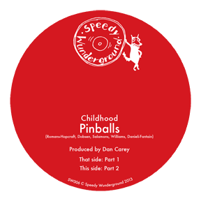 Album cover art for "Pinballs" by Childhood