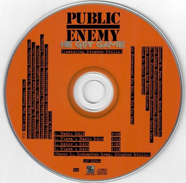 Album cover art for "He Got Game (Music Video Version)" by Public Enemy & Stephen Stills