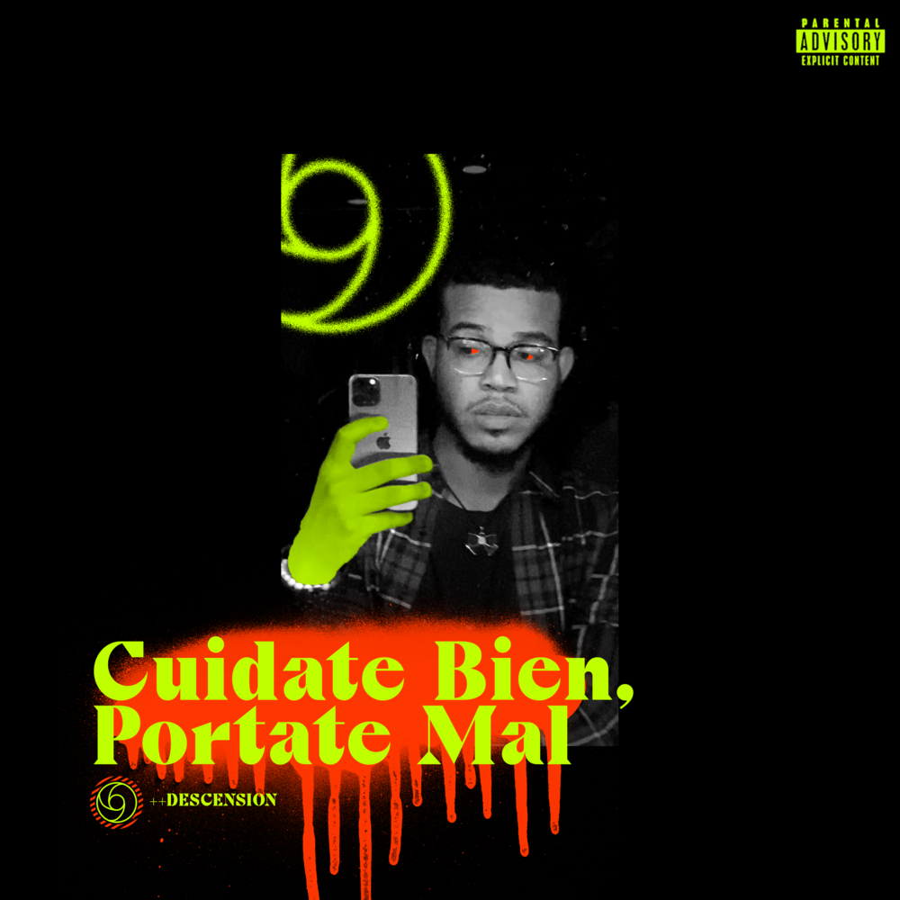 Album cover art for "Cuídate Bien, Portate Mal" by pdr dax & 2D Kai