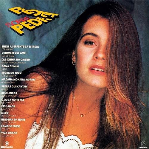 Album cover art for "Pedras Que Cantam" by Fagner