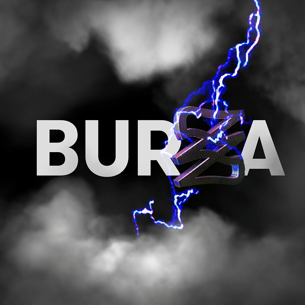Album cover art for "Burza" by Sokół & ZIP Skład