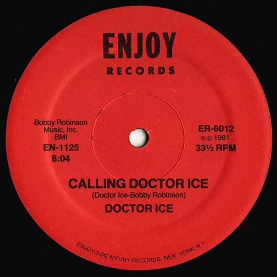 Album cover art for "Calling Doctor Ice" by Doctor Ice (2)