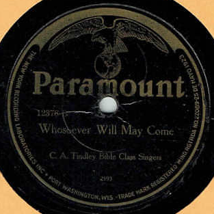 Whosoever Will May Come by The C. A. Tindley Bible Class Gospel Singers