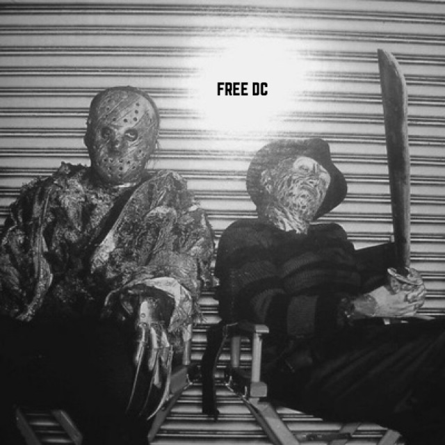 Album cover art for "Freddy vs Jason" by DC The Don