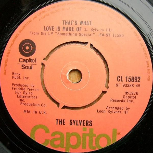 Album cover art for "That’s What Love Is Made Of" by The Sylvers