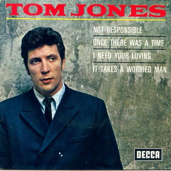 Album cover art for "Once There Was a Time" by Tom Jones