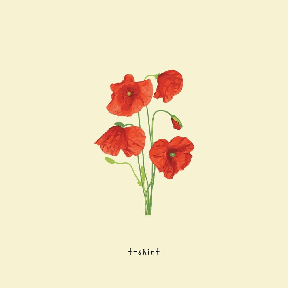 Album cover art for "t-shirt" by gnash