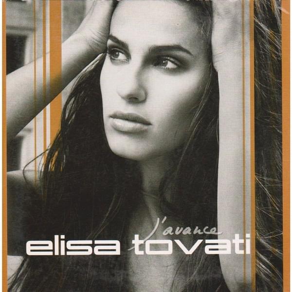 Album cover art for "J’avance" by Elisa Tovati